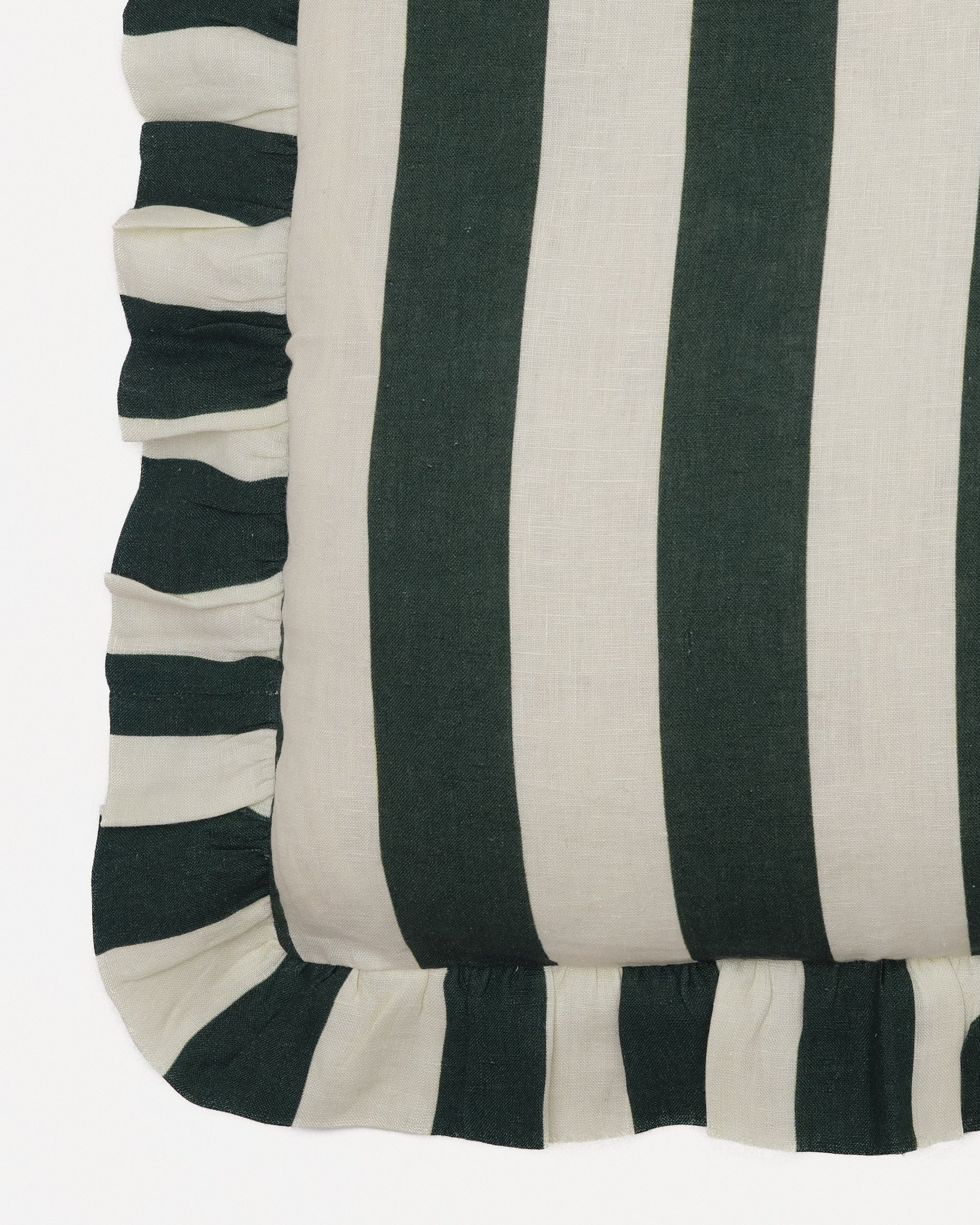 Forest Green Wide Stripe Cushion Cover – Amuse La Bouche Limited
