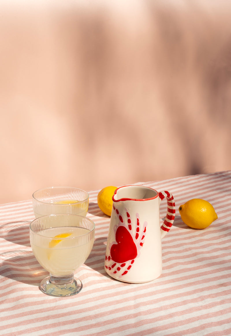 Crab jug by Amuse La Bouche with lemonade 